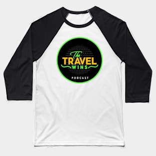 The Travel Wins logo Baseball T-Shirt